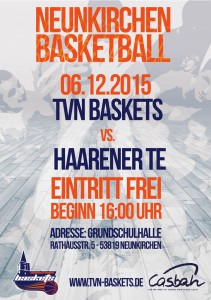 6. Heimspiel der Saison: TVN-Baskets - Haarener TE